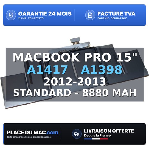 Batterie pour macbook pro - pro, 15